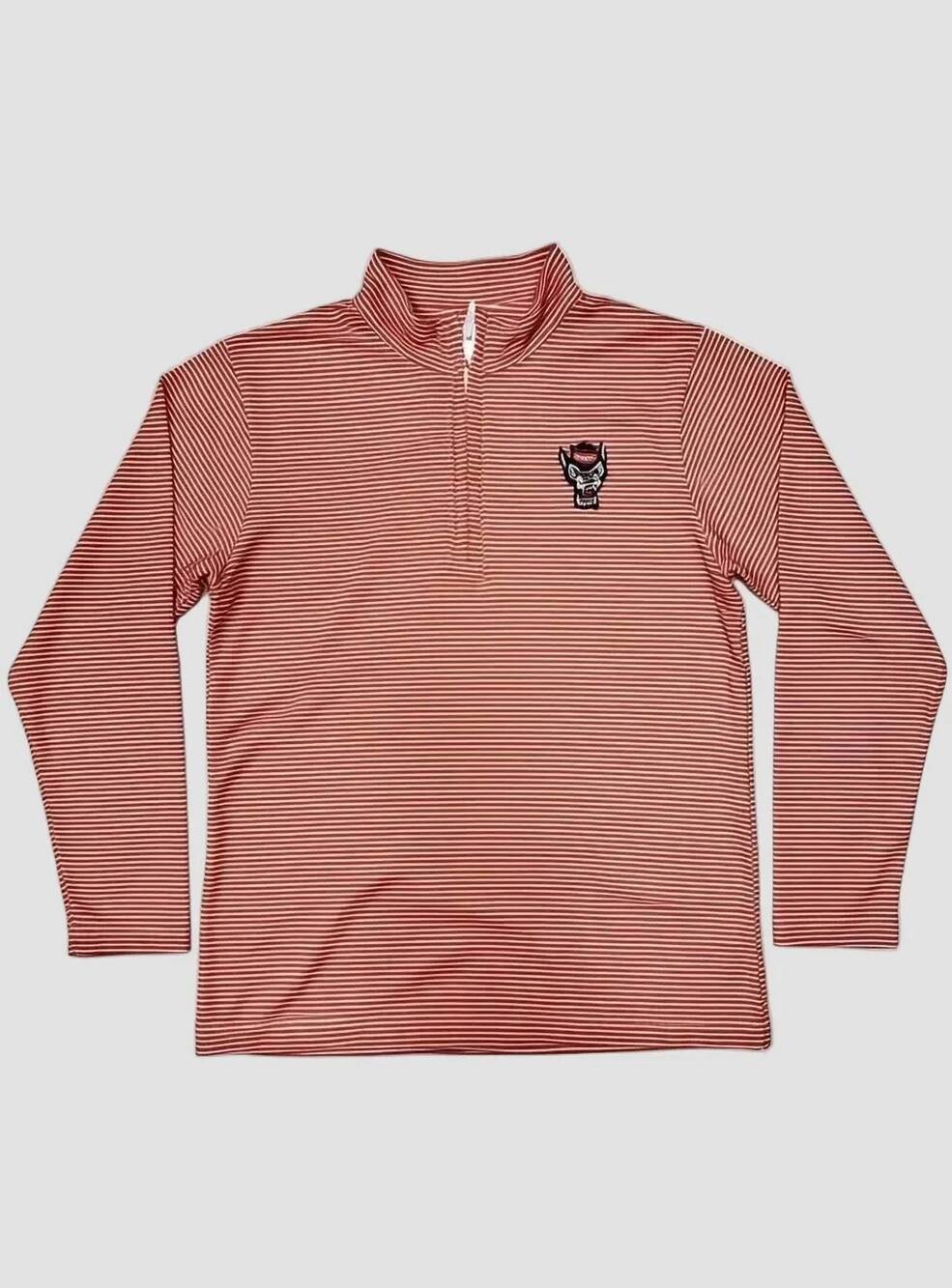 NEW VIVE LA FETE kid's half zip north carolina state pullover in red